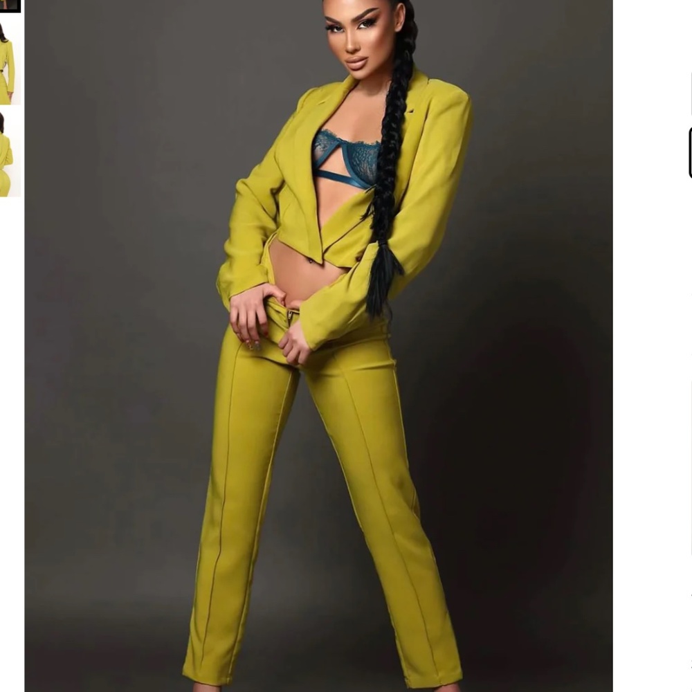 Neon blazer set